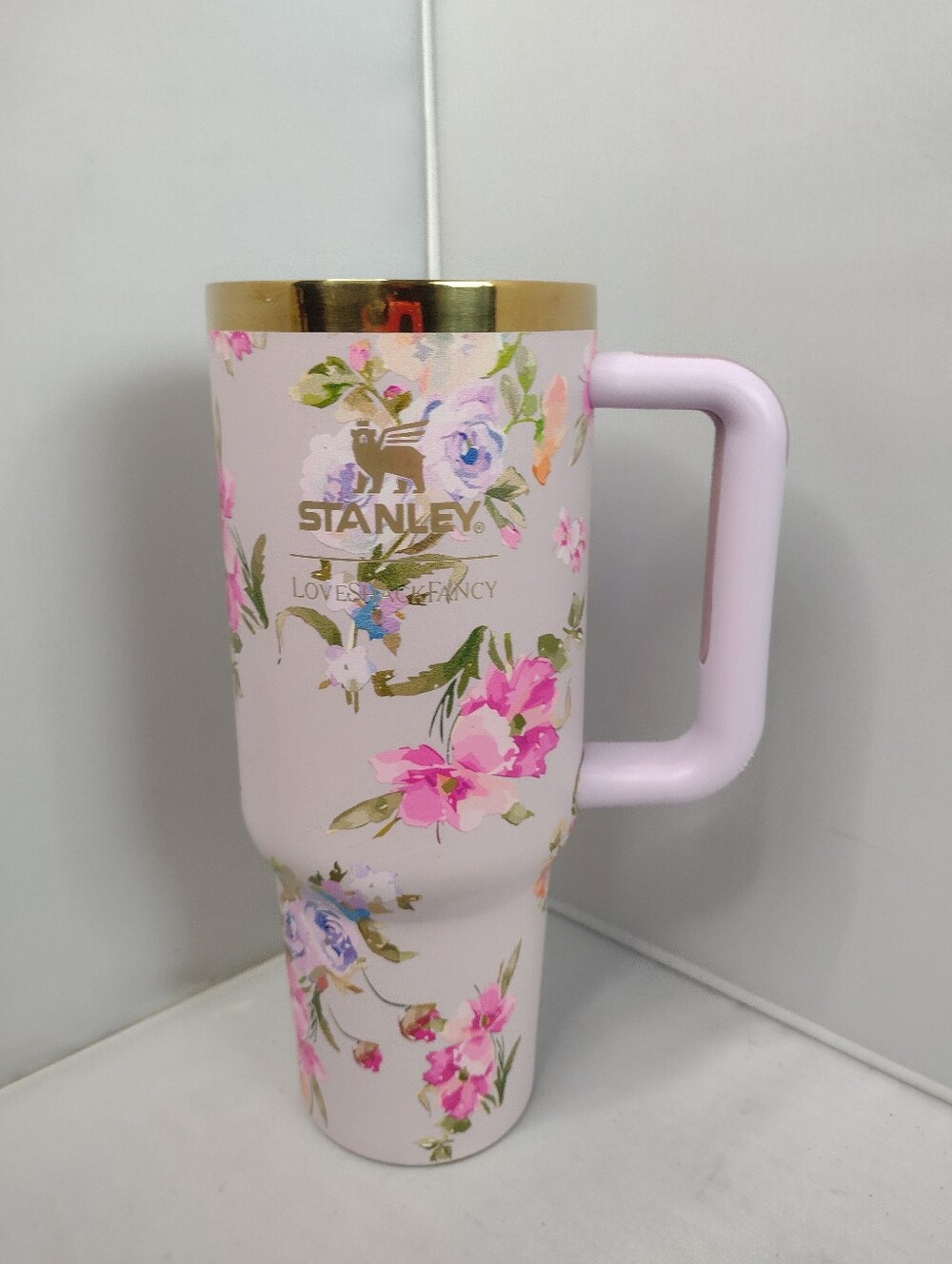 Stanley Cup 40 oz Love Shack Fancy Tumbler Floral Rose